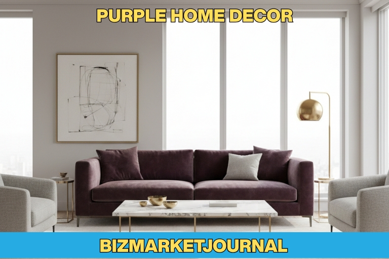 purple home decor