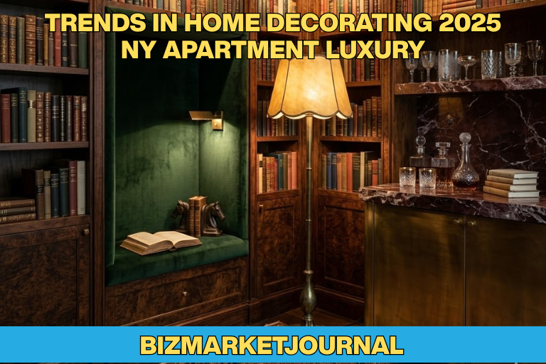 trends in home decorating 2025 ny apartment luxury