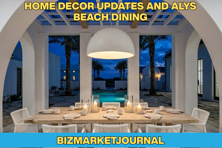 home decor updates and alys beach dining