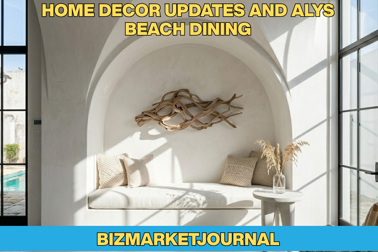 home decor updates and alys beach dining
