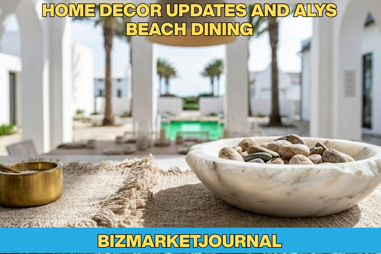 home decor updates and alys beach dining
